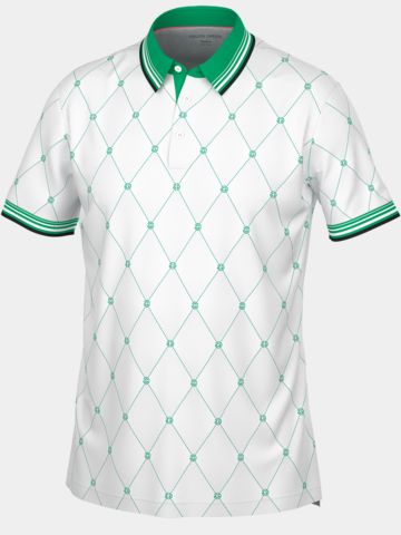 Galvin Green Miguel half-sleeved polo white