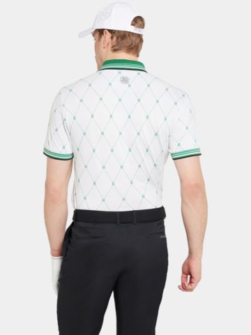 Galvin Green Miguel Halbarm Polo weiß