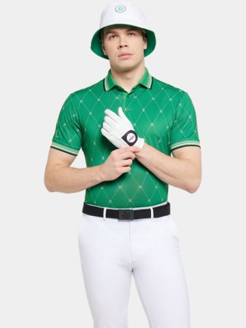 Galvin Green Miguel Halbarm Polo grün