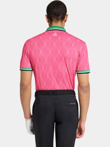 Galvin Green Polokošile Miguel s krátkým rukávem růžová