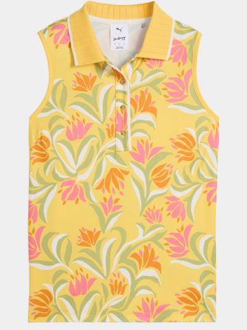 Puma W x Dani Dazey ohne Arm Polo gelb