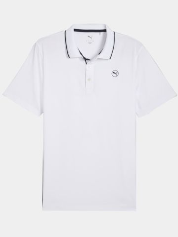Puma Mattr Elevated Solid - LC Halbarm Polo weiß