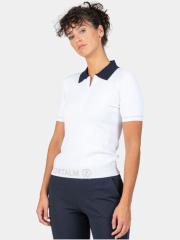 Sportalm Halbarm Polo offwhite
