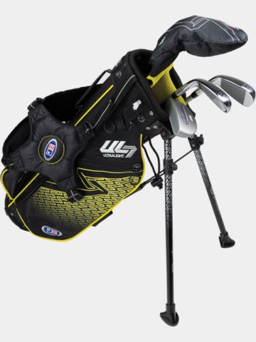 US Kids Golf UL42 4 Schläger Stand Bag Set schwarz