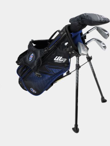 US Kids Golf UL45 4 Schläger Stand Bag Set schwarz