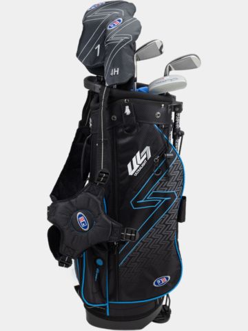 US Kids Golf UL48 5 Club Stand Bag Set black