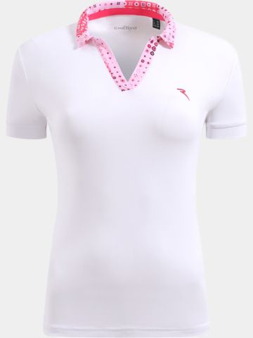 Chervo Adesso Halbarm Polo weiß