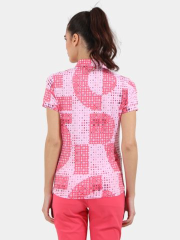 Chervo Alveare Halbarm Polo pink