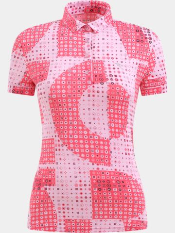 Chervo Alveare Halbarm Polo pink