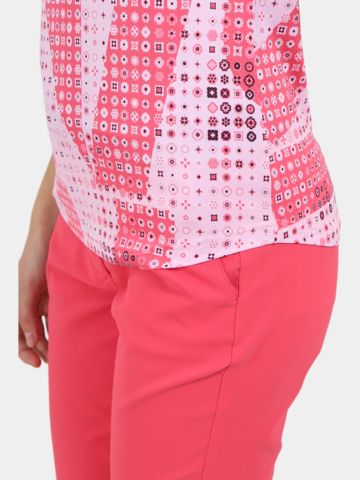 Chervo Alveare Halbarm Polo pink