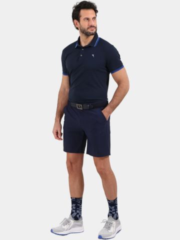 Chervo Arcata Halbarm Polo navy