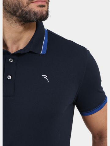 Chervo Arcata Halbarm Polo navy