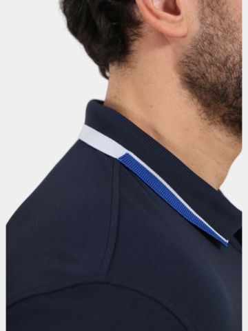 Chervo Arcata Halbarm Polo navy