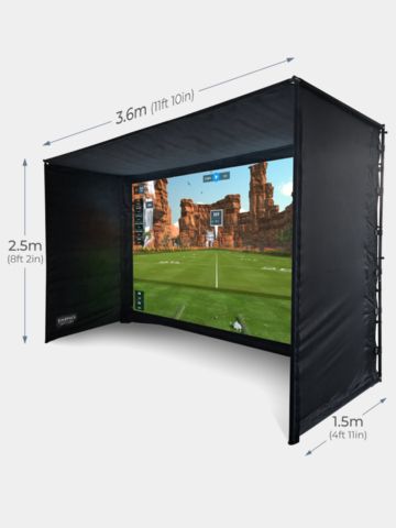 Sim Space Golf Enclosure 3.6 x 2.5 1.5 Mtr Sonstige