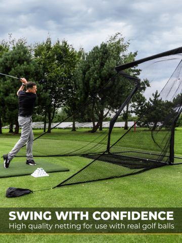 Sim Space Deluxe Home Driving Net 2.5m schwarz