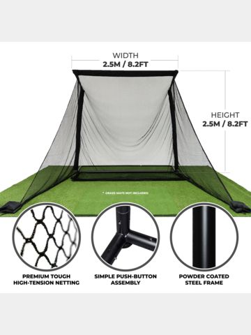 Sim Space Deluxe Home Übungsnetz schwarz