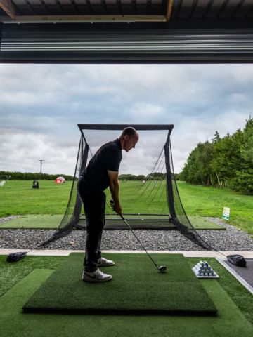 Sim Space Deluxe Home Übungsnetz schwarz