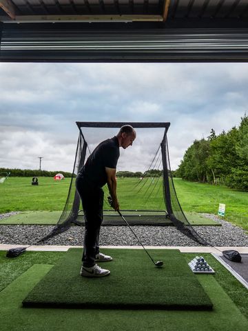 Sim Space Deluxe Home Übungsnetz schwarz