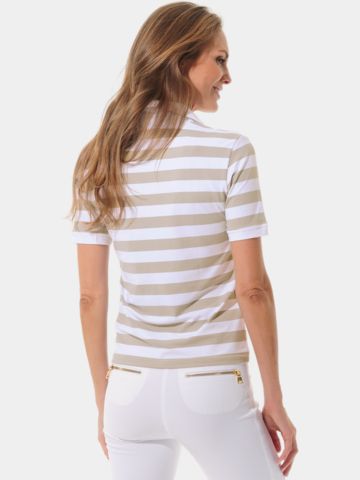 MDC  Halbarm Polo sand