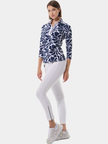 MDC  3/4 Arm Polo navy