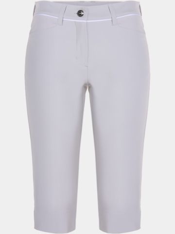 Valiente JULIE Kontrastpiping Capri Hose hellgrau