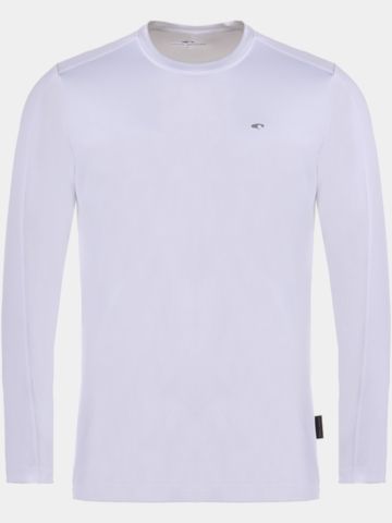 Daniel Springs T-Shirt langarm weiß