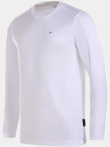 Daniel Springs  T-Shirt langarm weiß