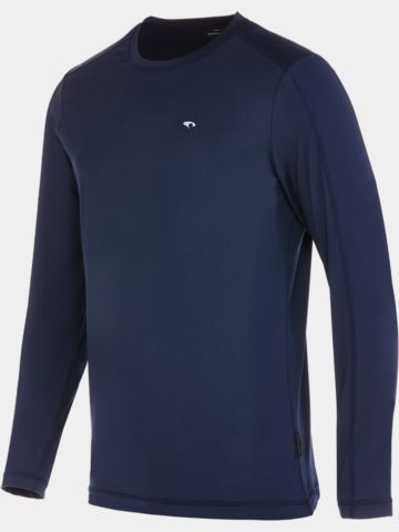 Daniel Springs  T-Shirt langarm navy