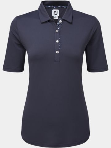 FootJoy SOLID Halbarm Polo navy