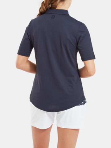 FootJoy SOLID Halbarm Polo navy
