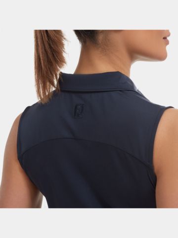 FootJoy MESH BACK SLEEVELESS LISLE navy
