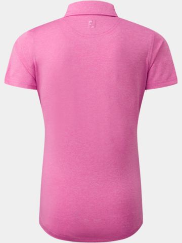 FootJoy Heather Self-Collar Halbarm Polo pink