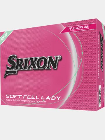 Srixon Soft Feel Lady Golfball pink