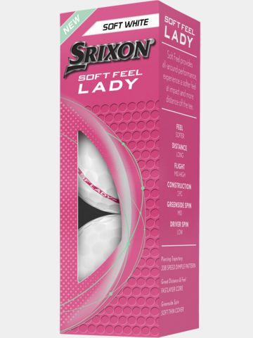 Srixon Soft Feel Lady Golfball weiß