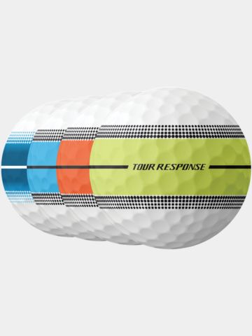 TaylorMade Tour Response Stripe NEON Multi Golfbälle bunt