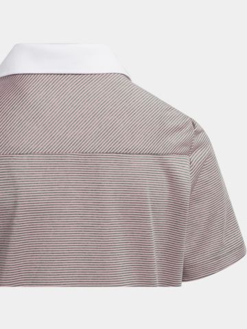 adidas B STRIPED POLO dunkelgrün