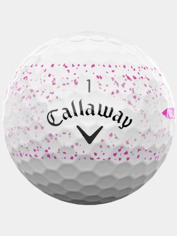 Callaway Supersoft Splatter 360 Golfbälle pink