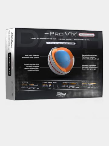 Titleist Pro V1x Left Dash Golfbälle weiß