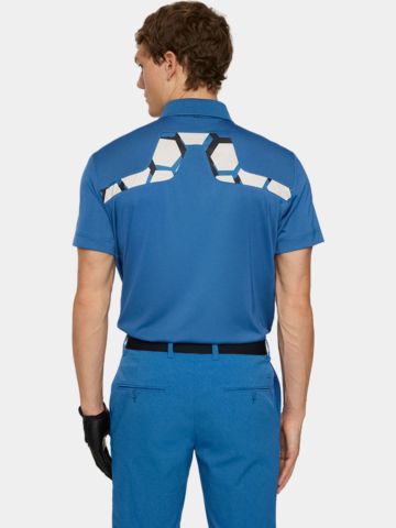 J.Lindeberg  KV Tour Golf Halbarm Polo navy