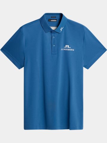 J.Lindeberg  KV Tour Golf Halbarm Polo navy