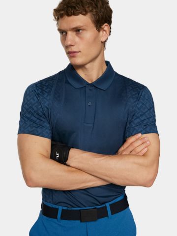 J.Lindeberg Kalle Halbarm Polo navy