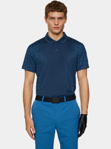 J.Lindeberg  Kalle Halbarm Polo navy