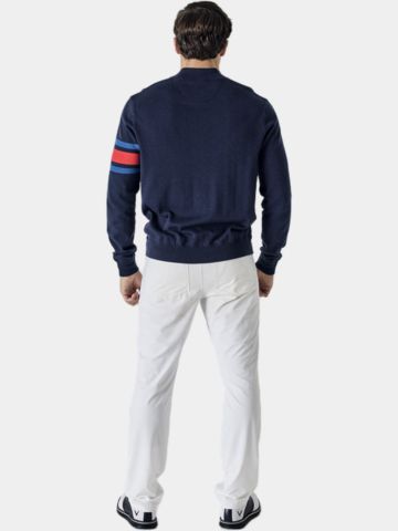 Callaway Legacy LS Triple Track 1/4 Zip Sweater Stretch Midlayer navy