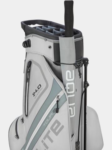 Big Max Dri Lite Hybrid Tour 2 Standbag silber