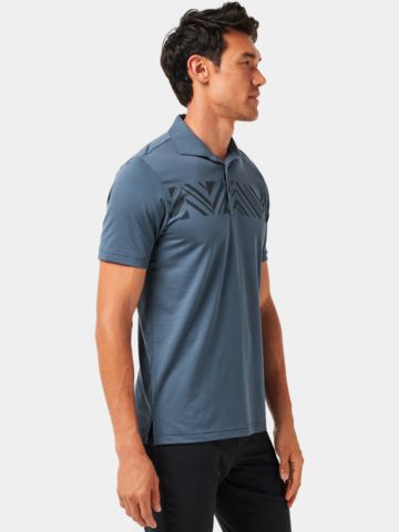 TravisMathew All Day Access Halbarm Polo schwarz