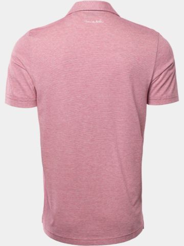 TravisMathew The Zinna Halbarm Polo rot