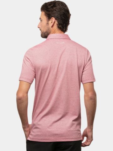 TravisMathew The Zinna Halbarm Polo rot