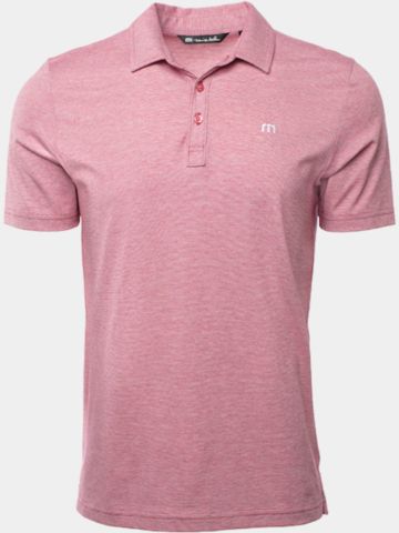 TravisMathew The Zinna Halbarm Polo rot