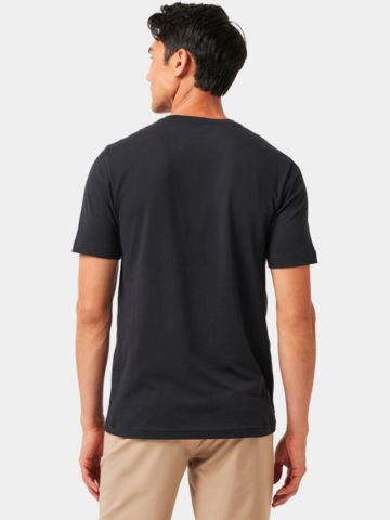TravisMathew Lost Cave Pocket Halbarm T-Shirt schwarz