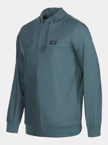 TravisMathew  Strečová bunda WANDERLUST HOODIE olivový